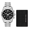 Michael Kors Lexington Watch and Leather Card Case Gift Set MK1091SET