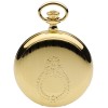 Jean Pierre Gold Plated Quartz Calendar Full Hunter Pocket Watch with Chain G557PQ