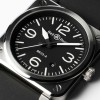 Bell & Ross BR-03 Automatic Mechanical 41mm Mens Watch BR03A-BL-ST/SRB