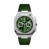 Bell & Ross BR-05 Chrono Green 42mm Watch BR05C-GN-ST-SRB