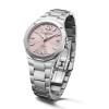 Baume & Mercier Riviera Ladies Watch Pink Dial Steel Bracelet M0A10675