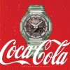 G-SHOCK Limited Edition 2100 Series Coca-Cola® Collaboration Analog-Digital Watch GA-2100CC-3A