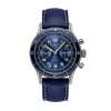 Blancpain Air Command Mens Watch AC02 12B 40 63A Blue Dial Blue Strap