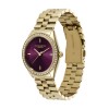 Olivia Burton Sports Luxe 34mm Bejewelled Cherry Lacquer & Gold Bracelet Watch 24000272