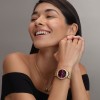Olivia Burton Sports Luxe 34mm Bejewelled Cherry Lacquer & Gold Bracelet Watch 24000272
