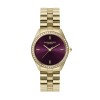 Olivia Burton Sports Luxe 34mm Bejewelled Cherry Lacquer & Gold Bracelet Watch 24000272