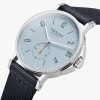 NOMOS Glashutte Ahoi Neomatik 38mm Date Sky Automatic Watch 526