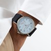 NOMOS Glashutte Ahoi Neomatik 38mm Date Sky Automatic Watch 526