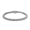 Carat*London Basics Silver Cubic Zirconia Bracelet 20033-7