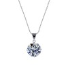 Carat* London Basics 9ct White Gold Cubic Zirconia Pendant 20470-28