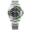 Pre-owned Rolex Submariner 126610LV Steel Black and Green
