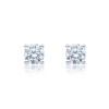 Silver Brilliant Cut Cubic Zirconia Stud Earrings