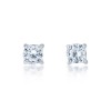 Silver Brilliant Cut Cubic Zirconia Stud Earrings