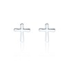 Sterling Silver Cross Earrings