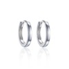 Silver Micro Hoop Earrings