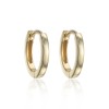 Yellow Gold Plated Micro Hoops