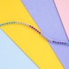 Silver 'Rainbow' Cubic Zirconia Bracelet