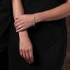 Silver Cubic Zirconia Mixed Cut Bracelet