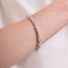 Silver Textured Bracelet