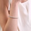 Silver Textured Bracelet