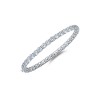 Sterling Silver Cubic Zirconia Bangle