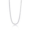 Silver Cubic Zirconia Tennis Necklace