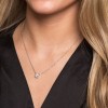 Silver Cubic Zirconia Solitaire Necklace
