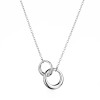 Silver Interlocking Links Necklet
