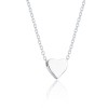Silver Single Heart Necklet