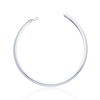 Sterling Silver 10mm Omega Necklace