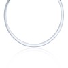 Sterling Silver 10mm Omega Necklace