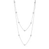 Silver Freshwater Pearl 16-18 inch Necklace