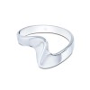 Sterling Silver Twist Wave Ring