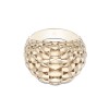 14ct Yellow Plated Silver Textured Dome Ring