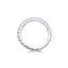 Silver Cubic Zirconia Eternity Ring