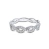 Silver Cubic Zirconia Fancy Band