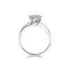 9ct White Gold Brilliant Cut 0.30ct Diamond Cluster Ring