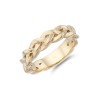 Yellow Gold Plated Braided Ring