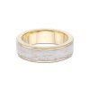 Yellow Gold Plated Marble Enamel Ring