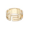 Yellow Gold Plated Aztec Ring