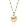 Yellow Gold Plated Apple Pendant