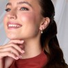 18ct Yellow Gold Vermeil Fancy Pearl Hoop Earrings