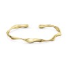 18ct Yellow Gold Vermeil Twist Bangle