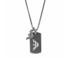 Emporio Armani Sentimental Mens Dog Tag Necklace EGS2811060