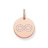 Thomas Sabo Rose Gold Infinity Love Circle Pendant LBPE0004-416-14