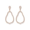 Thomas Sabo Rose Gold Open Teardrop Drop Earrings H1900-416-14
