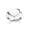 Thomas Sabo Sterling Silver Heart Signet Ring TR2083-001-12