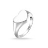 Thomas Sabo Sterling Silver Heart Signet Ring TR2083-001-12