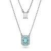 Swarovski Millenia Octagon Cut Layered Pendant Necklace 5640557