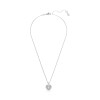 Swarovski Idyllia White Rhodium Plated Heart Ladies Pendant 5684386